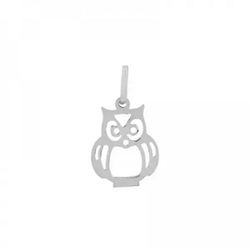 Pingente De Prata 925 Corujinha Vazado - 900192 - Desejo de Prata ®️