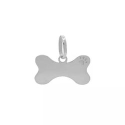 Pingente De Prata 925 Ossinho De Cachorro - 900221 - Desejo de Prata ®️