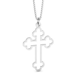 Pingente De Prata 925 Cruz Trevo Fosca Vazado G - ... - Desejo de Prata ®️
