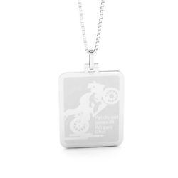 Pingente De Prata 925 Paixão Por Moto Pai e Filho ... - Desejo de Prata ®️