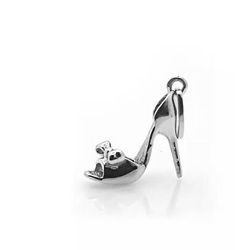 Pingente De Prata 925 Scarpin Salto Alto - 900434 - Desejo de Prata ®️