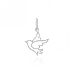 Pingente De Prata 925 Pomba da Paz - 900590 - Desejo de Prata ®️
