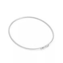 Bracelete De Prata 925 De 1,2mm Com 6,5cm - 900309 - Desejo de Prata ®️