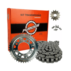KIT RELAÇÃO (TRANSMISSÃO) CB300 (C/RETENTOR) - 281... - PRESIDENTE MOTOS
