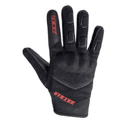 LUVA TEXX NEW STRIKE PRETA / VERMELHA - V0235 - PRESIDENTE MOTOS