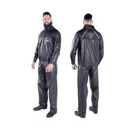 CAPA CHUVA PVC PRETA PIRAVAL - V0244 - PRESIDENTE MOTOS