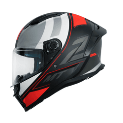 CAPACETE MT STINGER 2 POUN B5 VERMELHO FOSCO - V03... - PRESIDENTE MOTOS