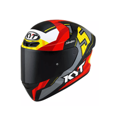CAPACETE KYT TT-COURSE DALLA PORTA LEOPARD AZUL CL... - PRESIDENTE MOTOS