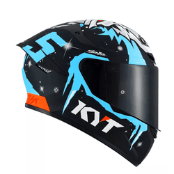 CAPACETE KYT TT-COURSE MASIA WINTER TEST PRETO/AZU... - PRESIDENTE MOTOS