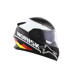CAPACETE NORISK FF302 GRAND PRIX ALEMANHA - V0333 - PRESIDENTE MOTOS