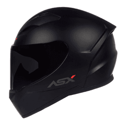 CAPACETE ASX CITY SOLID FOSCO PRETO - V0346 - PRESIDENTE MOTOS