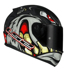 CAPACETE LS2 FF353 RAPID SPOX CINZA E VERMELHO - 3... - PRESIDENTE MOTOS