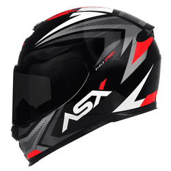 CAPACETE ASX EAGLE STREET PRETO GRAFITE BRANCO - ... - PRESIDENTE MOTOS