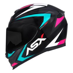 CAPACETE ASX BRANCO ROSA TIFFANY - V0356 - PRESIDENTE MOTOS