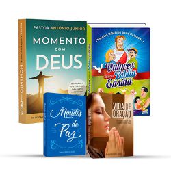 Combo Devocionais | 4 Livros - Presente Cristão