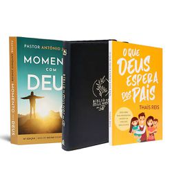 Kit O Que Deus Espera Dos Pais + Momento com Deus ... - Presente Cristão