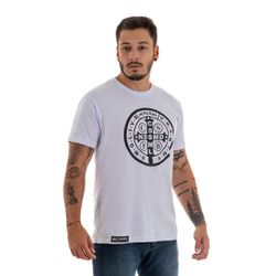 Camiseta Pressão Rural - São Bento Branca - CAMIS1... - Pressão Rural