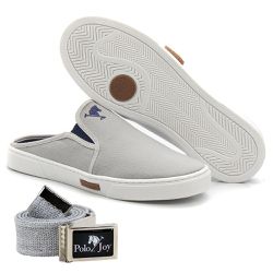 Kit Babuche Slip On Mule Polo Joy Masculino Casual... - Prime Store Calçados