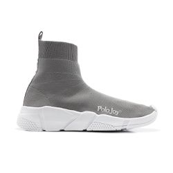 Tênis Meia Polo Joy Socks - Cinza - 3010CZA - Prime Store Calçados