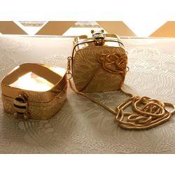 Mini Bag Maia Dourada - 5442 - Closet