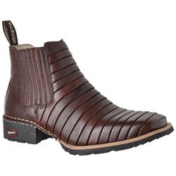 Botina Country Capiau Brangus Tatu Confort Café - ... - CAPIAU BOOTS - Pra Quem Tem Raízes