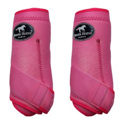 Boleteira Dianteira Boots Horse - Rosa Fluorescent... - PROTEC HORSE - A LOJA DOS GRANDES CAMPEÕES