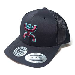 Boné Hooey Preto - Logo - Vinho - Turquesa - 21017 - PROTEC HORSE - A LOJA DOS GRANDES CAMPEÕES