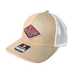 Boné Ariat - Bege Branco Logo Vinho - 20820 - PROTEC HORSE - A LOJA DOS GRANDES CAMPEÕES