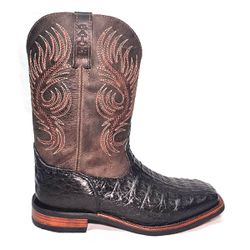 BOTA GATOR BOOTS - JACARÉ RABO PRETO CANO CAFÉ GRA... - PROTEC HORSE - A LOJA DOS GRANDES CAMPEÕES