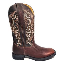 Bota Goyazes Masculina 241501-CF COURO HEAD BROWN ... - PROTEC HORSE - A LOJA DOS GRANDES CAMPEÕES