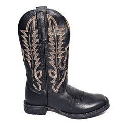 Bota Goyazes Masculina 241505-CF COURO PIT STOP PR... - PROTEC HORSE - A LOJA DOS GRANDES CAMPEÕES