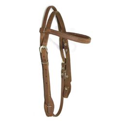 Cabecada Couro Marrom Testa - Simples Com Afogador... - PROTEC HORSE - A LOJA DOS GRANDES CAMPEÕES