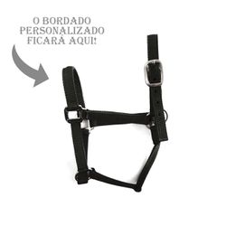 Cabresto Nylon Bordado Personalizado - Boots Horse... - PROTEC HORSE - A LOJA DOS GRANDES CAMPEÕES