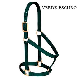 Cabresto de Nylon Weaver - Verde Escuro - 18732 - PROTEC HORSE - A LOJA DOS GRANDES CAMPEÕES