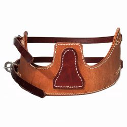 Coleira Aerofagica Couro - BOOTS HORSE - 20796 - PROTEC HORSE - A LOJA DOS GRANDES CAMPEÕES
