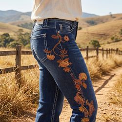 Calça Jeans Feminina Western Blue Boot Cut #W221-P... - PROTEC HORSE - A LOJA DOS GRANDES CAMPEÕES