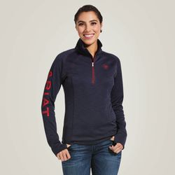 Jaqueta-Ariat-Feminina-Tek-Team-Navy-Heather - 208... - PROTEC HORSE - A LOJA DOS GRANDES CAMPEÕES