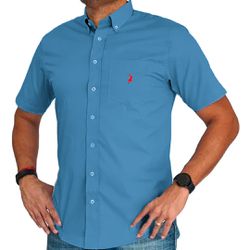 Camisa Lisa Azul - Austin - 18296 - PROTEC HORSE - A LOJA DOS GRANDES CAMPEÕES