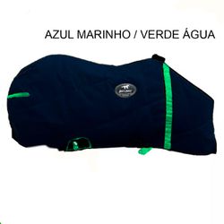 Capa de Frio Boots Horse Forrada Simples - Azul Ma... - PROTEC HORSE - A LOJA DOS GRANDES CAMPEÕES