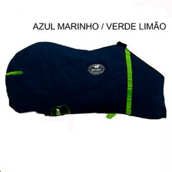 Capa de Frio Boots Horse Forrada Simples - Azul Ma... - PROTEC HORSE - A LOJA DOS GRANDES CAMPEÕES