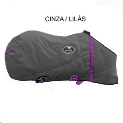 Capa de Frio Boots Horse Forrada Simples - Cinza /... - PROTEC HORSE - A LOJA DOS GRANDES CAMPEÕES