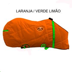 Capa de Frio Boots Horse Forrada Simples - Laranja... - PROTEC HORSE - A LOJA DOS GRANDES CAMPEÕES