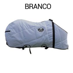 Capa de Frio Boots Horse Forrada Simples - Branca ... - PROTEC HORSE - A LOJA DOS GRANDES CAMPEÕES