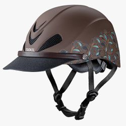 Capacete Troxel - Dakota Turquoise Paisley - 15193 - PROTEC HORSE - A LOJA DOS GRANDES CAMPEÕES