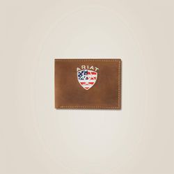 Carteira Couro Bifold Horizontal Ariat-A35549217 -... - PROTEC HORSE - A LOJA DOS GRANDES CAMPEÕES