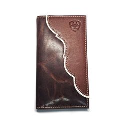 Carteira Couro Bifold Vertical Longa Ariat-A354770... - PROTEC HORSE - A LOJA DOS GRANDES CAMPEÕES