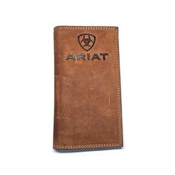 Carteira Couro Bifold Vertical Longa Ariat-A354804... - PROTEC HORSE - A LOJA DOS GRANDES CAMPEÕES
