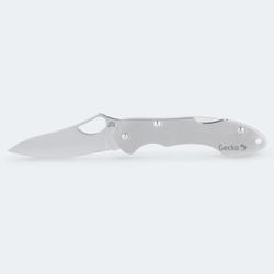Canivete Liso Cimo Gecko 7 Inox Cabo em Inox com C... - PROTEC HORSE - A LOJA DOS GRANDES CAMPEÕES