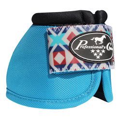 CLOCHE PROFESSIONALS CHOICE - ESTAMPA TURQUESA/BOR... - PROTEC HORSE - A LOJA DOS GRANDES CAMPEÕES