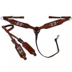 CONJUNTO DE CABECADA E PEITEIRA LARGA + LEVANTADOR... - PROTEC HORSE - A LOJA DOS GRANDES CAMPEÕES